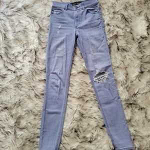 Express blue jeans Legging high rise 00R